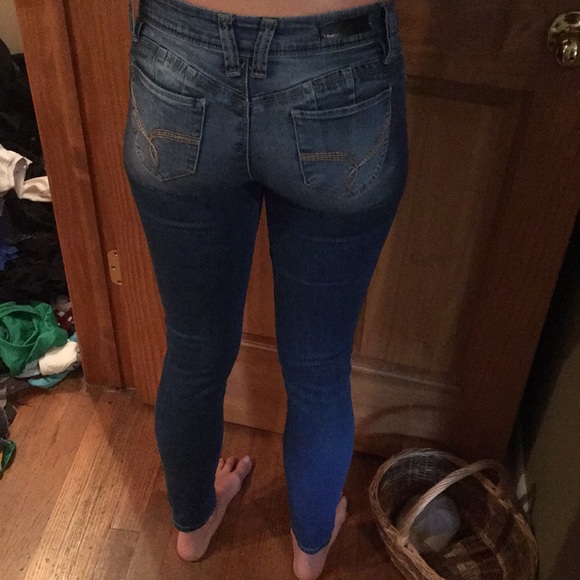YMI blue skinny jeans size 5 - Picture 2 of 5